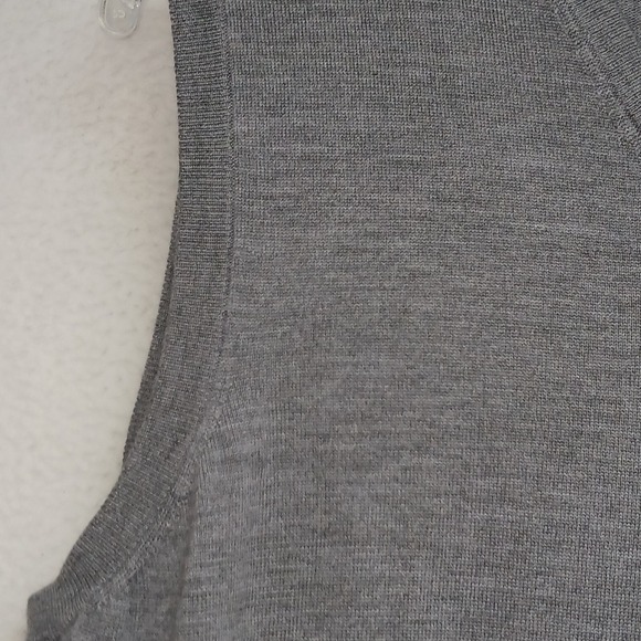 Peter Millar Sweater Vest Men's XL Sleeveless Silk Wool Blend Gray - Picture 6 of 12